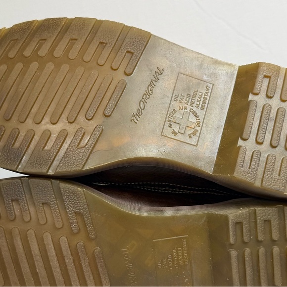 Rare Dr. Martens x Pendleton Sz 13 Leather Wingtip Oxfords Santa Fe Stripe Wool - Picture 10 of 12